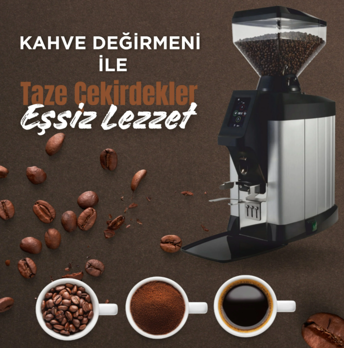 VOSCO Dijital Espresso Kahve Değirmeni ve Öğütücü Flex-0022